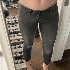 Mother low cut jeans